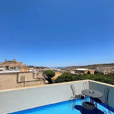 Heart Of Studio, Big Terrace With Citadel View And Gozo Panorama Apartamento Victoria