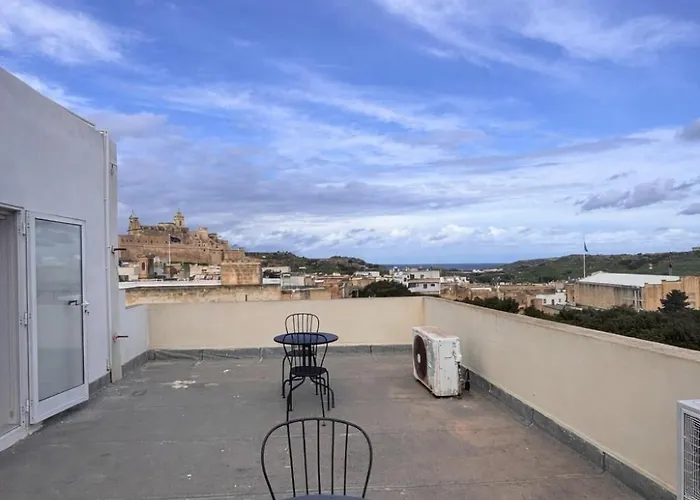 Heart Of Studio, Big Terrace With Citadel View And Gozo Panorama